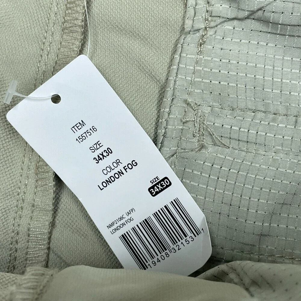 Banana Republic Mens Slim Fit Pants 34x30 London Fog Beige a1265
